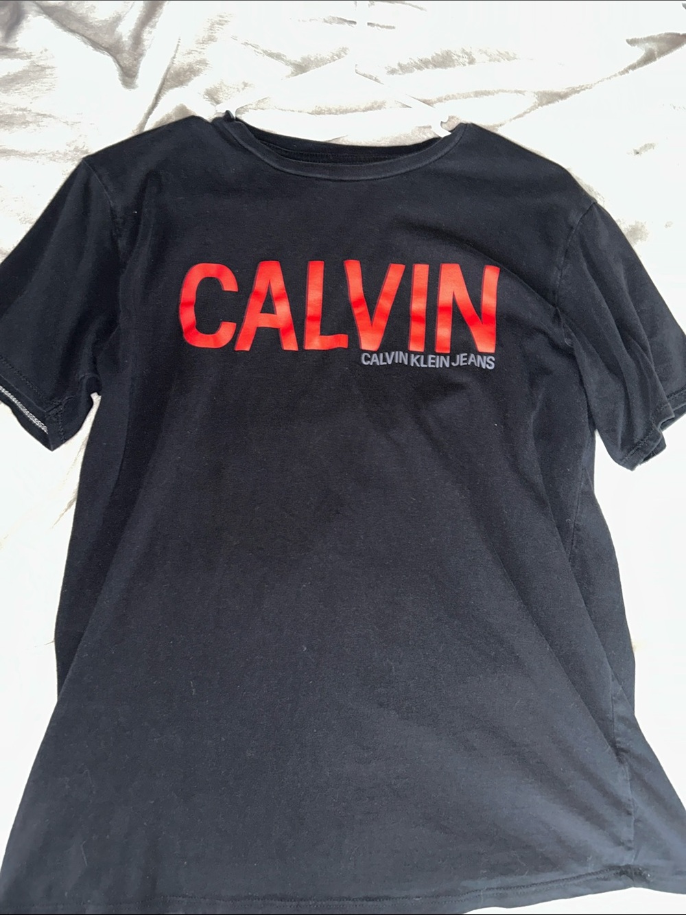 Calvin Klein black short sleeve T shirt
